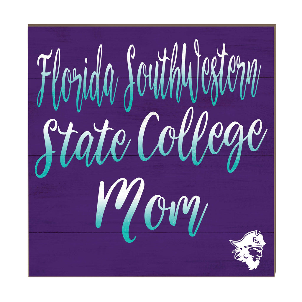 10x10 Team Mom Sign Florida Southwestern State Buccaneers