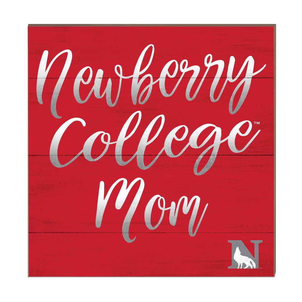 10x10 Team Mom Sign Newberry College Wolves