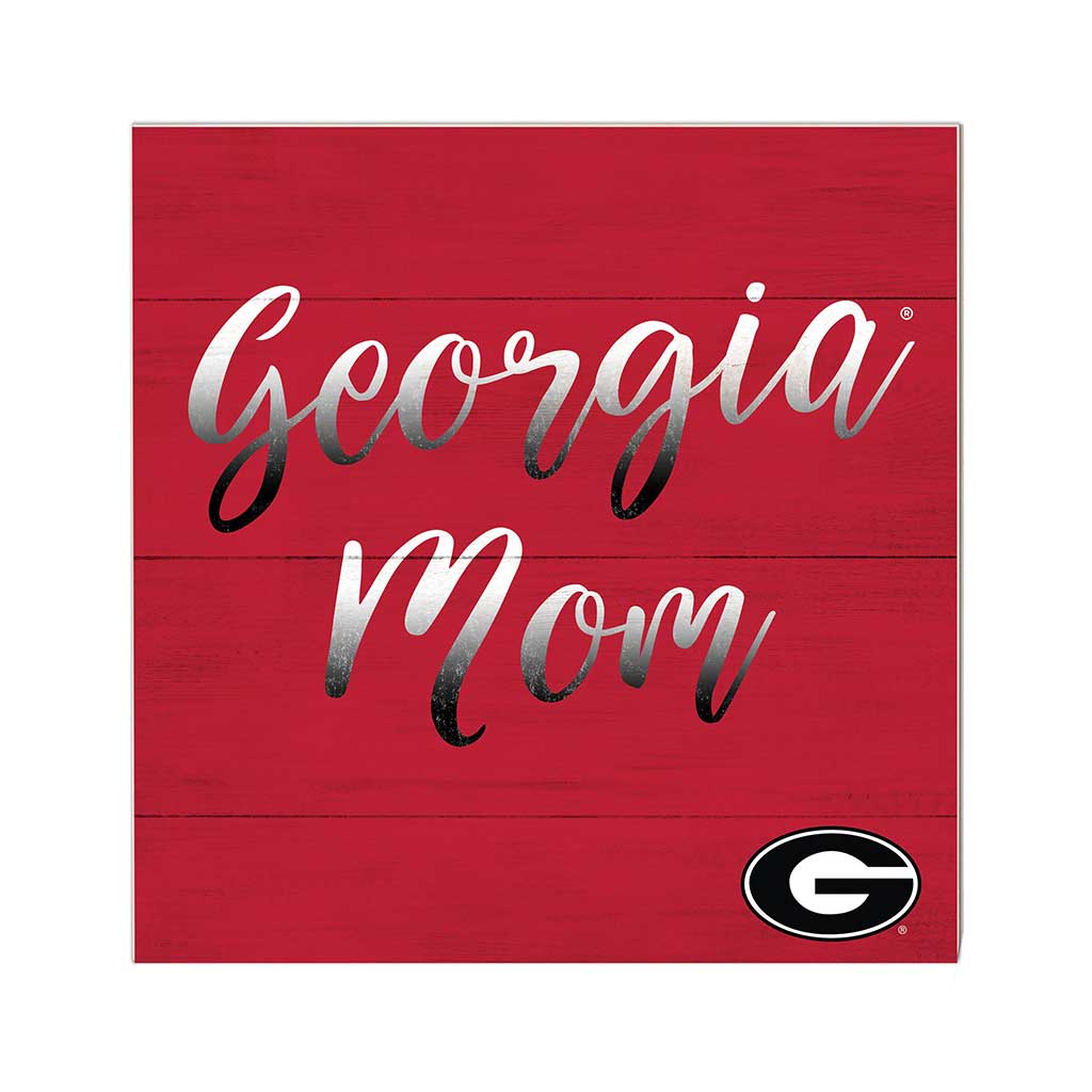 10x10 Team Mom Sign Georgia Bulldogs