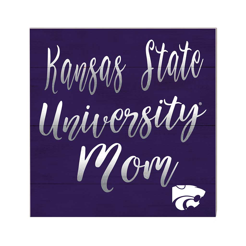 10x10 Team Mom Sign Kansas State Wildcats