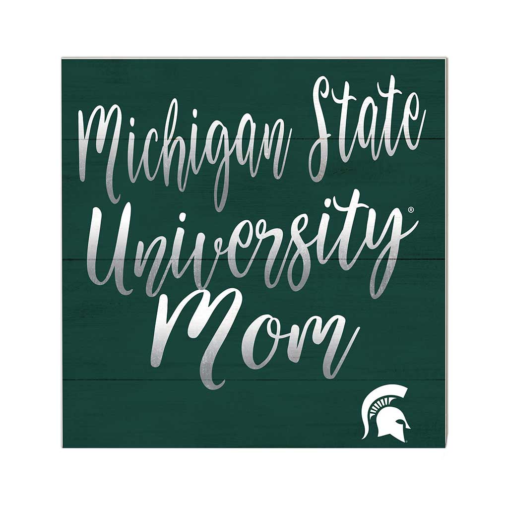 10x10 Team Mom Sign Michigan State Spartans