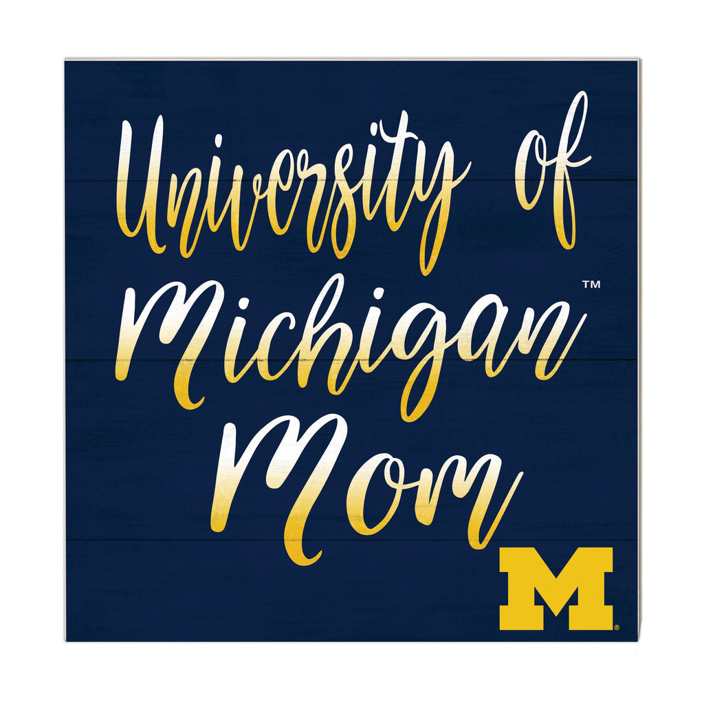 10x10 Team Mom Sign Michigan Wolverines