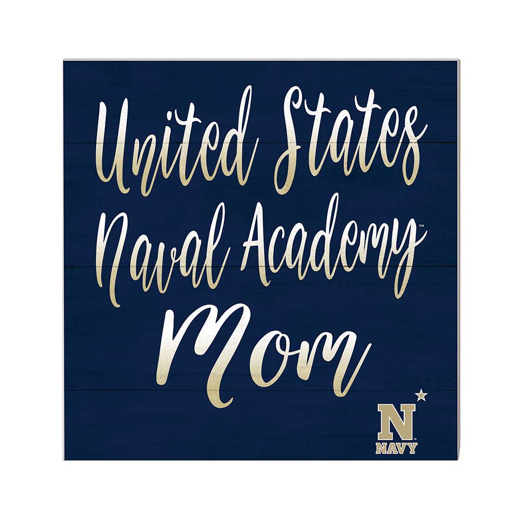 10x10 Team Mom Sign Naval Academy Midshipmen