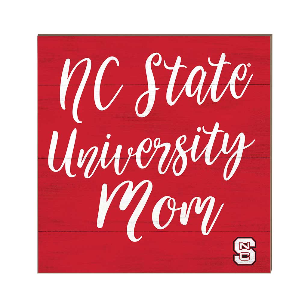 10x10 Team Mom Sign North Carolina State Wolfpack
