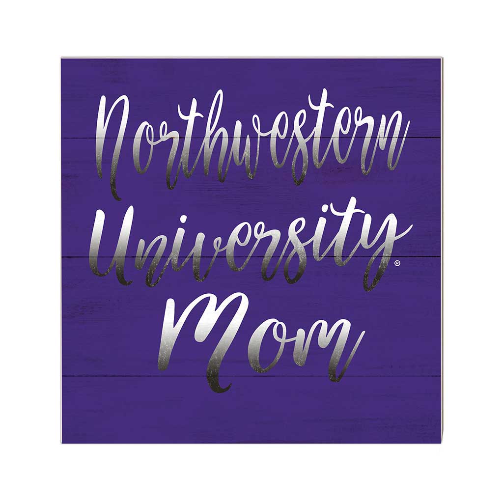 10x10 Team Mom Sign Northwestern Wildcats