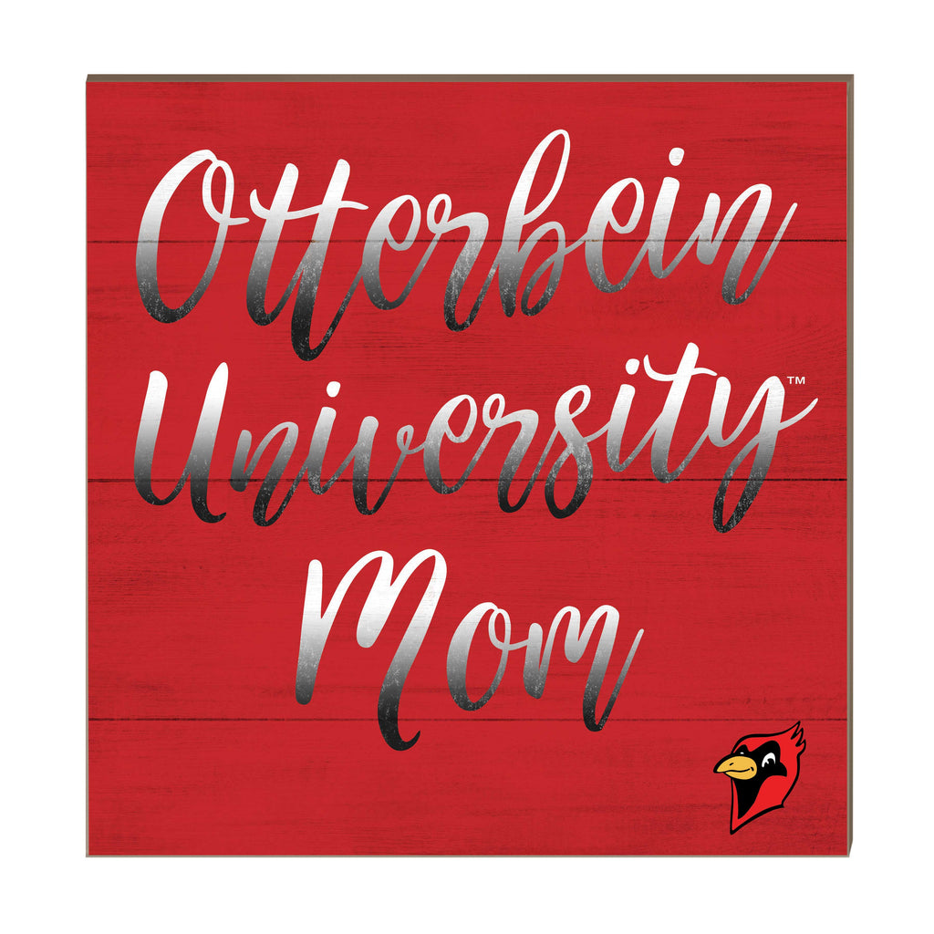 10x10 Team Mom Sign Otterbein College Cardinals
