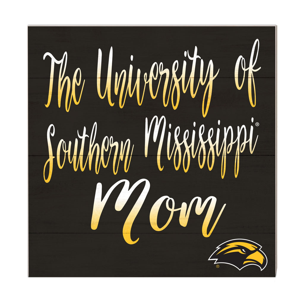 10x10 Team Mom Sign Southern Mississippi Golden Eagles