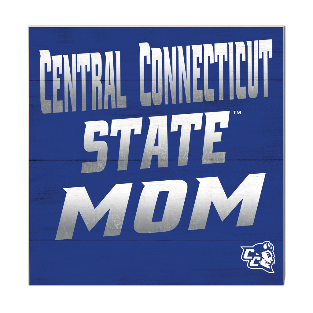 10x10 Team Mom Sign Central Connecticut State Blue Devils