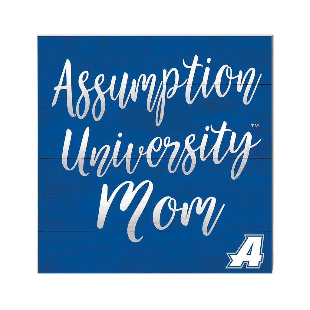 10x10 Team Mom Sign Assumption College GREYHOUNDS