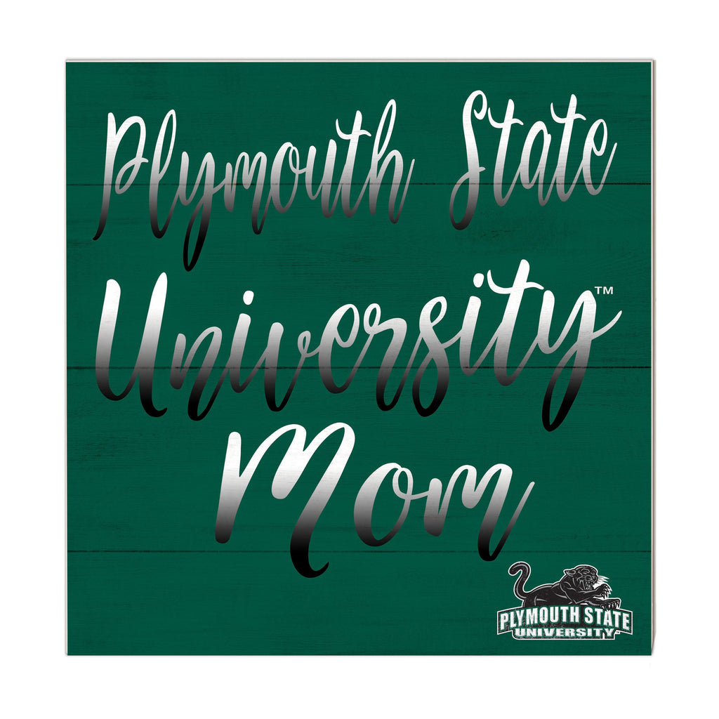 10x10 Team Mom Sign Playmouth State University Panthers