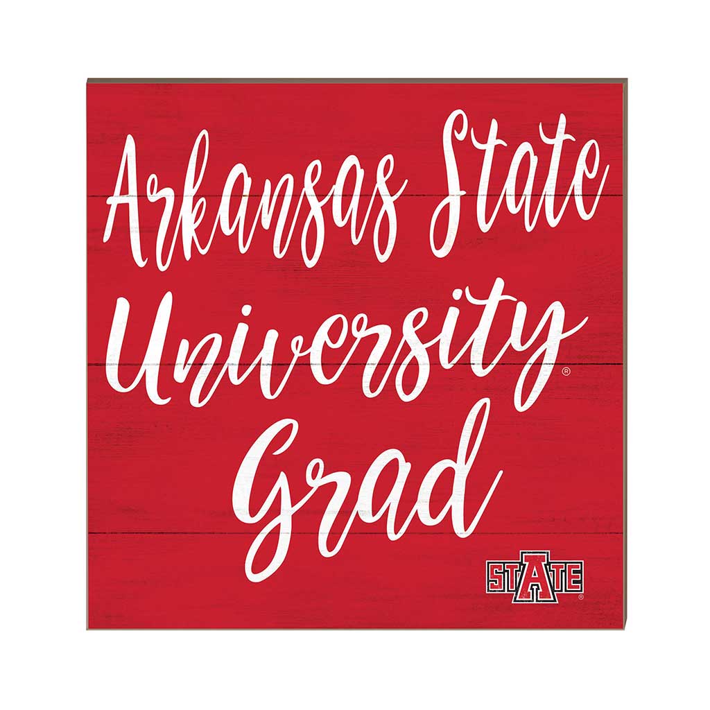 10x10 Team Grad Sign Arkansas State Red Wolves