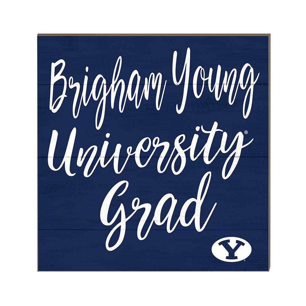 10x10 Team Grad Sign Brigham Young Cougars