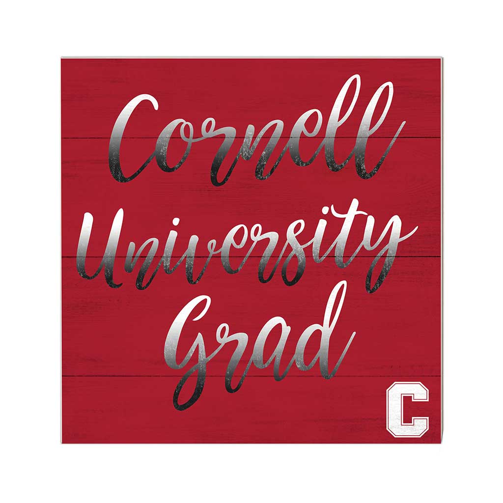 10x10 Team Grad Sign Cornell Big Red