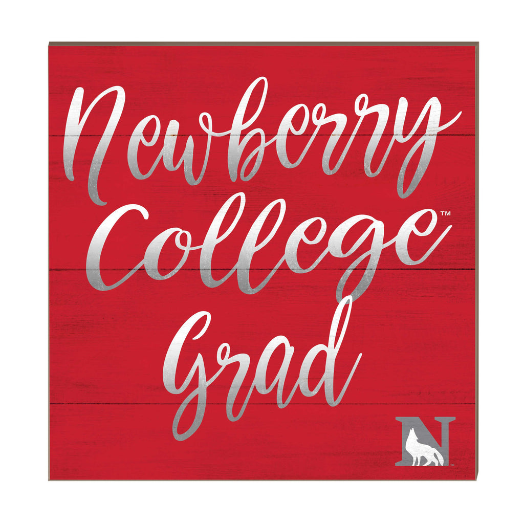 10x10 Team Grad Sign Newberry College Wolves