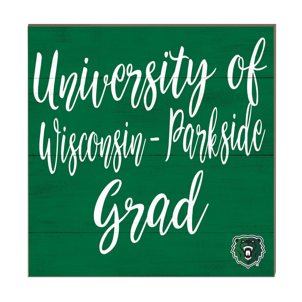 10x10 Team Grad Sign University of Wisconsin Parkside Rangers