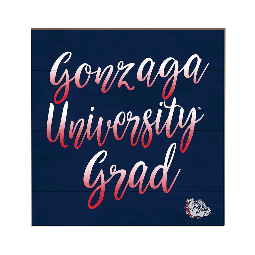 10x10 Team Grad Sign Gonzaga Bulldogs