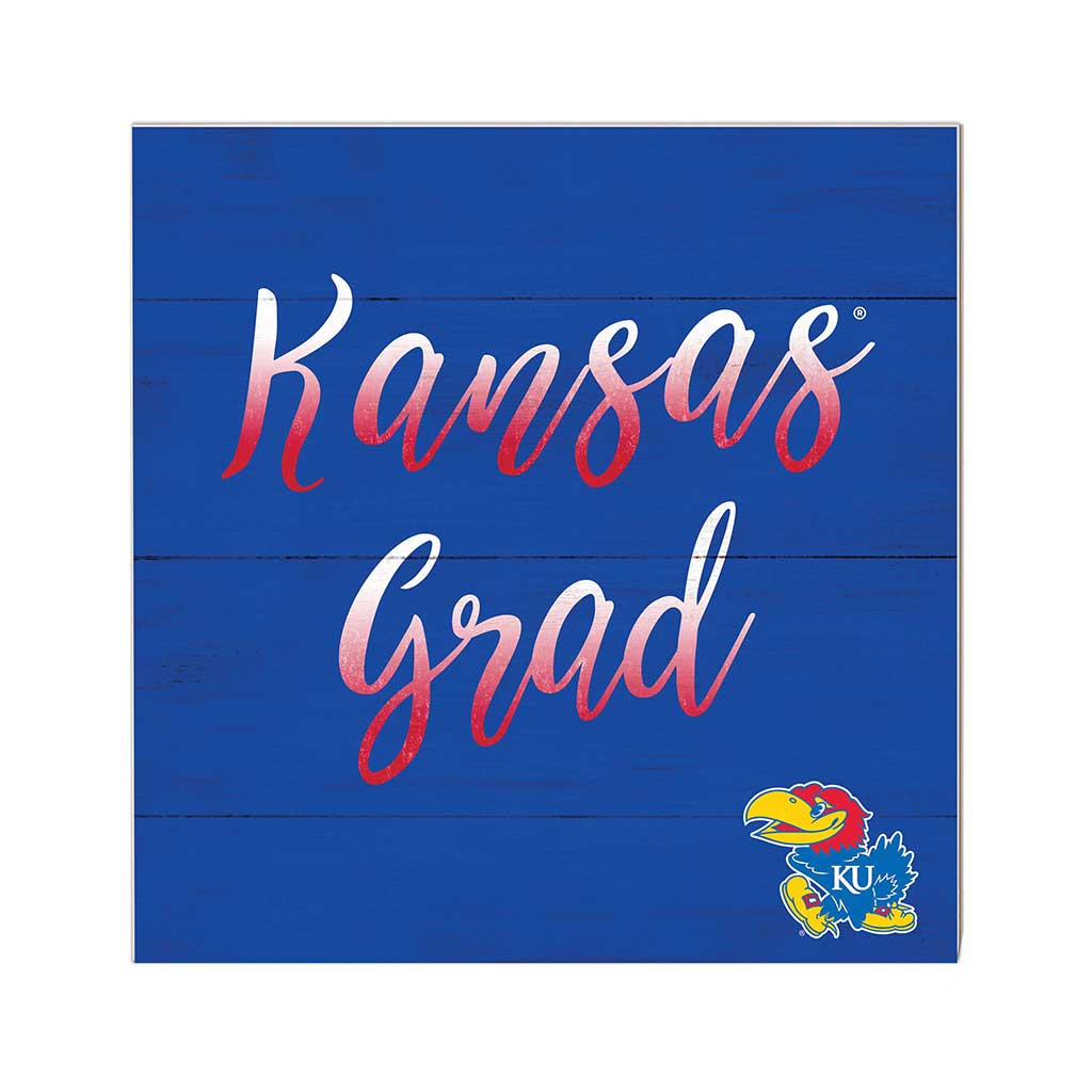 10x10 Team Grad Sign Kansas Jayhawks