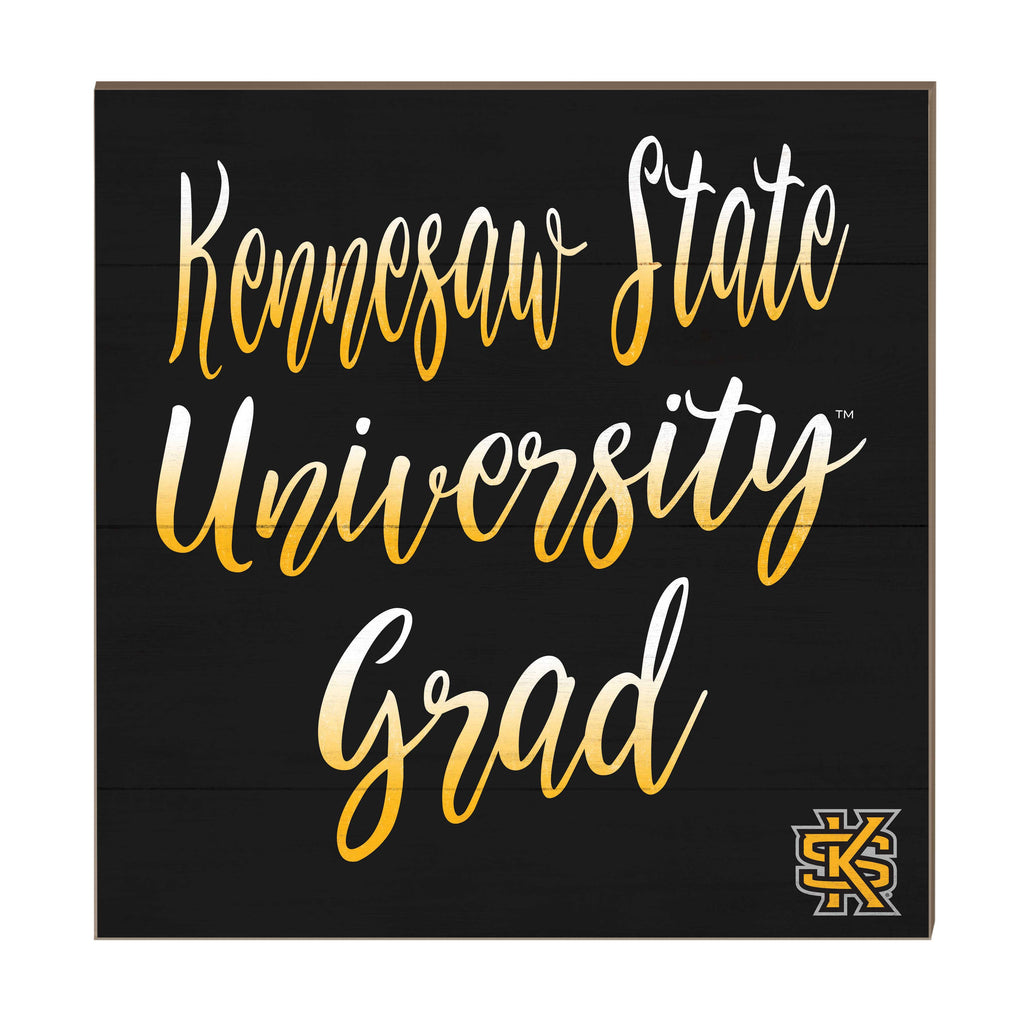 10x10 Team Grad Sign Kennesaw State Owls