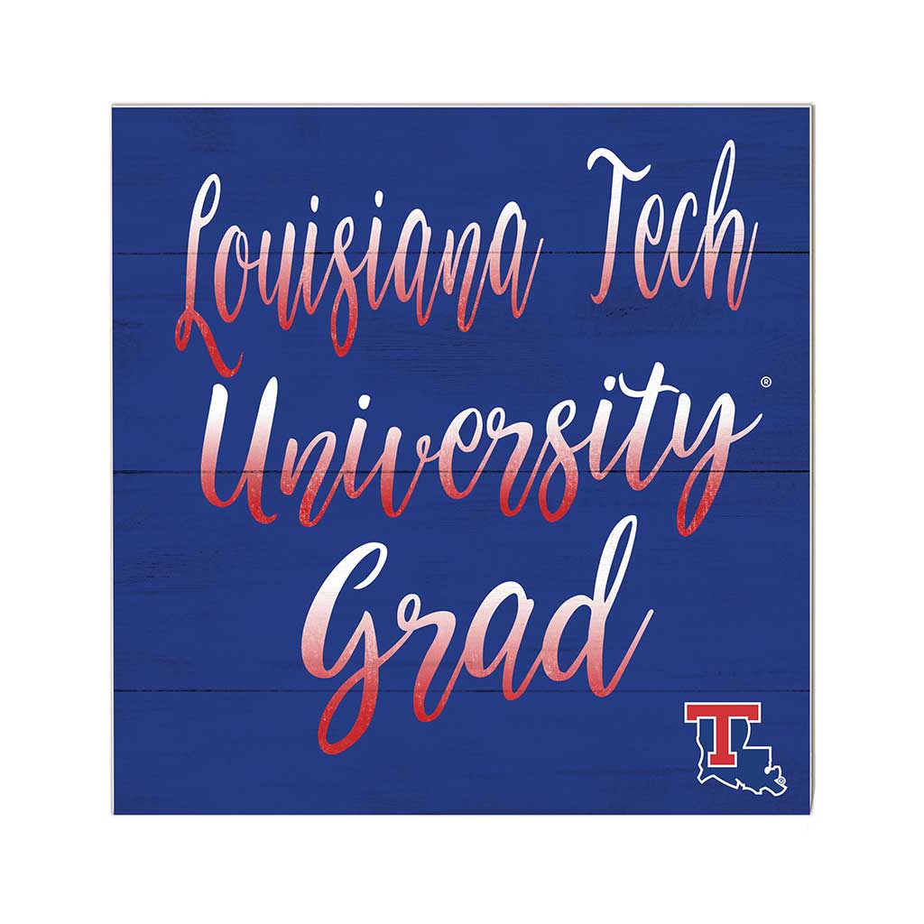 10x10 Team Grad Sign Louisiana Tech Bulldogs