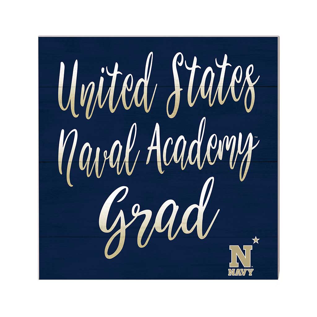 10x10 Team Grad Sign Naval Academy Midshipmen