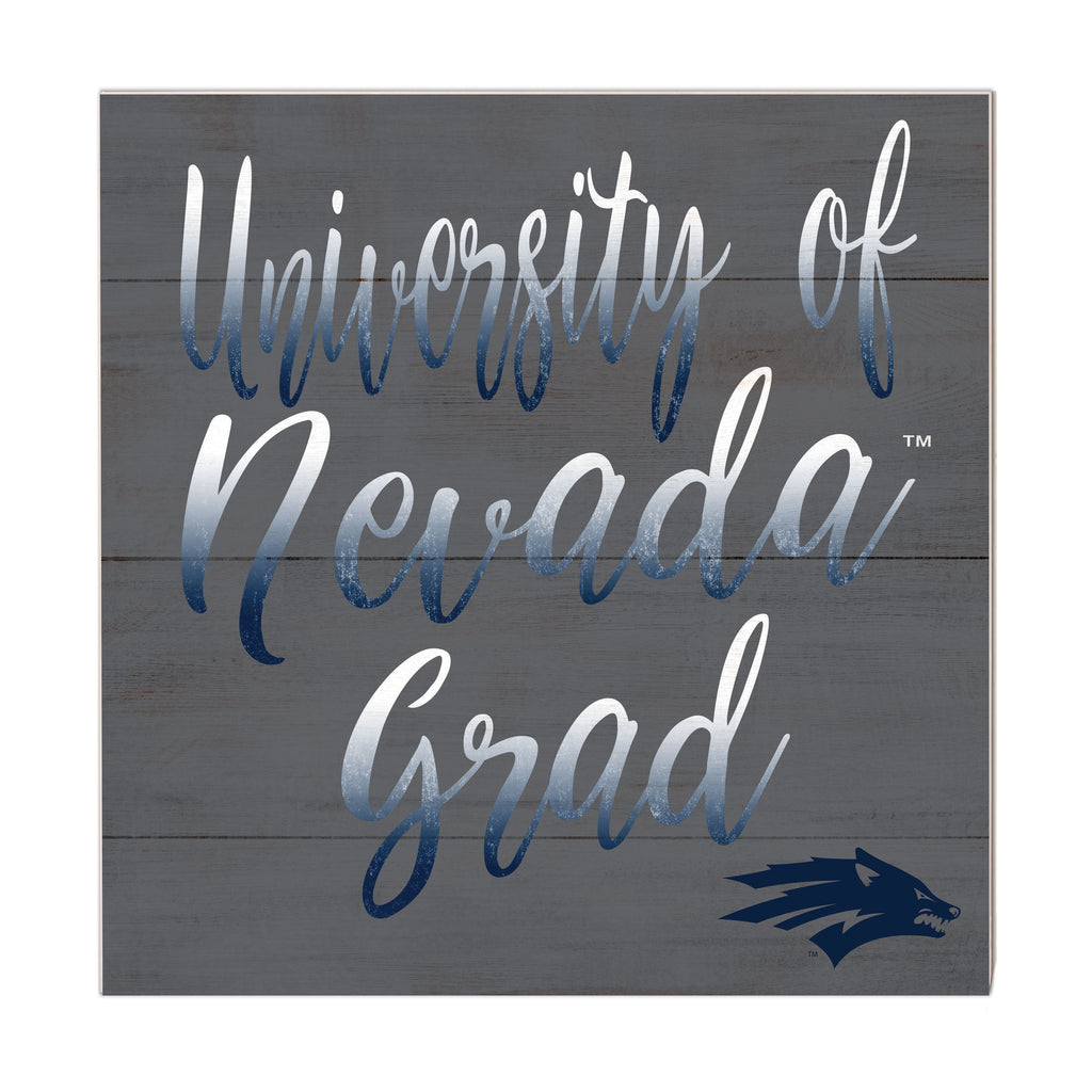 10x10 Team Grad Sign Nevada Wolf Pack