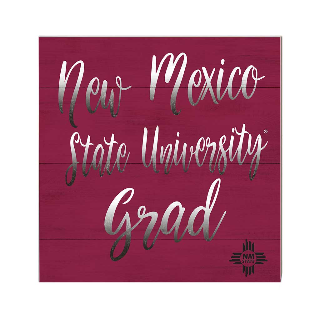 10x10 Team Grad Sign New Mexico State Aggies