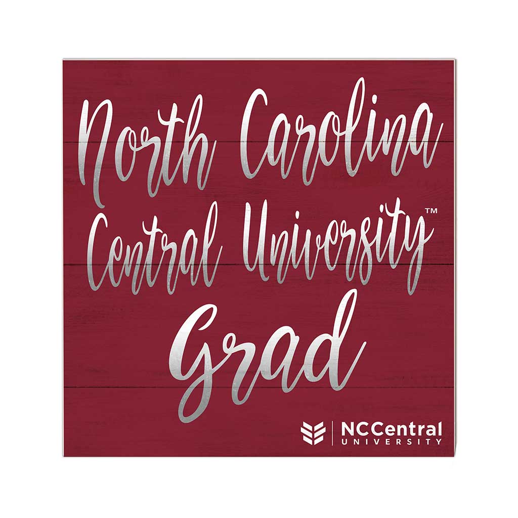 10x10 Team Grad Sign North Carolina Central Eagles