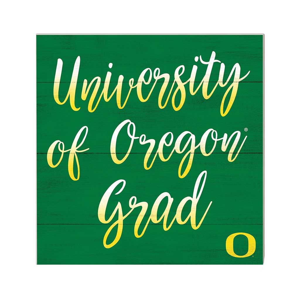 10x10 Team Grad Sign Oregon Ducks