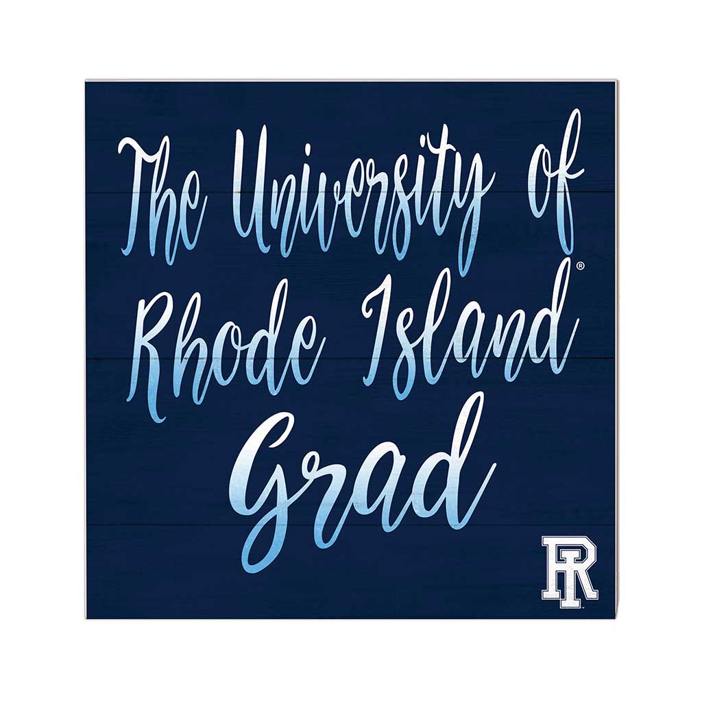 10x10 Team Grad Sign Rhode Island Rams