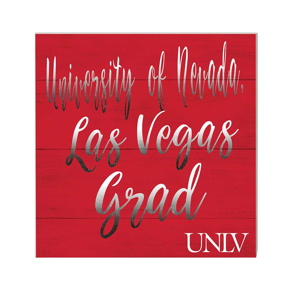 10x10 Team Grad Sign University of Nevada Las Vegas Rebels
