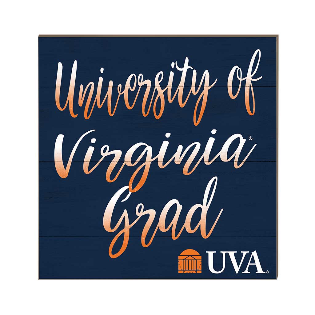 10x10 Team Grad Sign Virginia Cavaliers