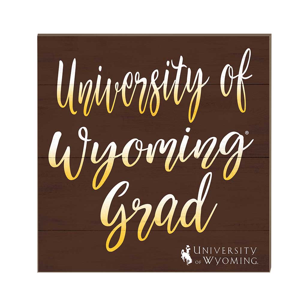 10x10 Team Grad Sign Wyoming Cowboys