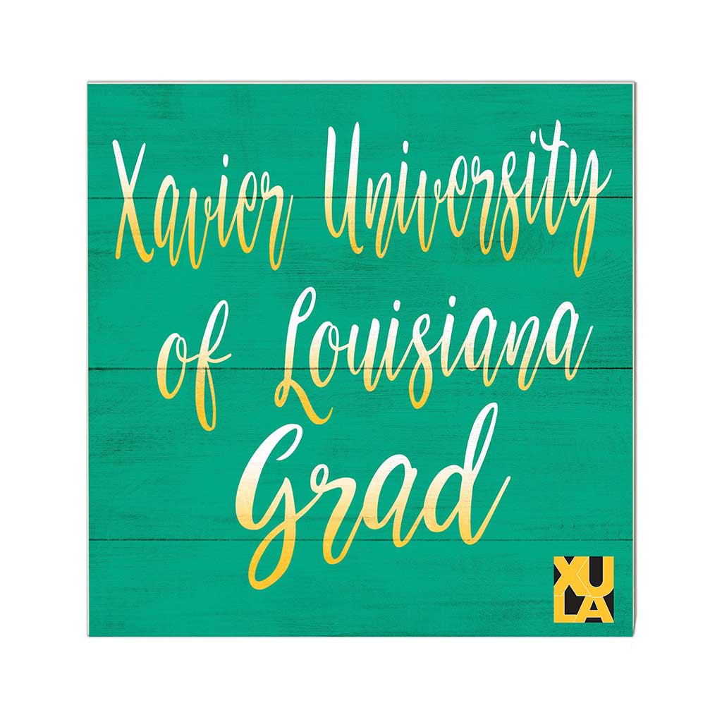 10x10 Team Grad Sign Xavier University of Louisiana Gold Rush