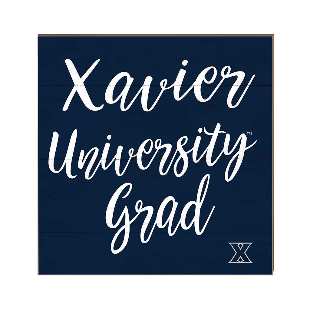 10x10 Team Grad Sign Xavier Ohio Musketeers
