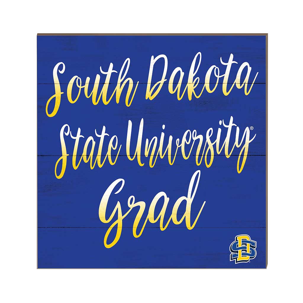 10x10 Team Grad Sign South Dakota State University Jackrabbits