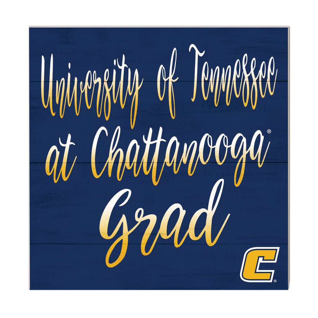 10x10 Team Grad Sign Tennessee Chattanooga Mocs