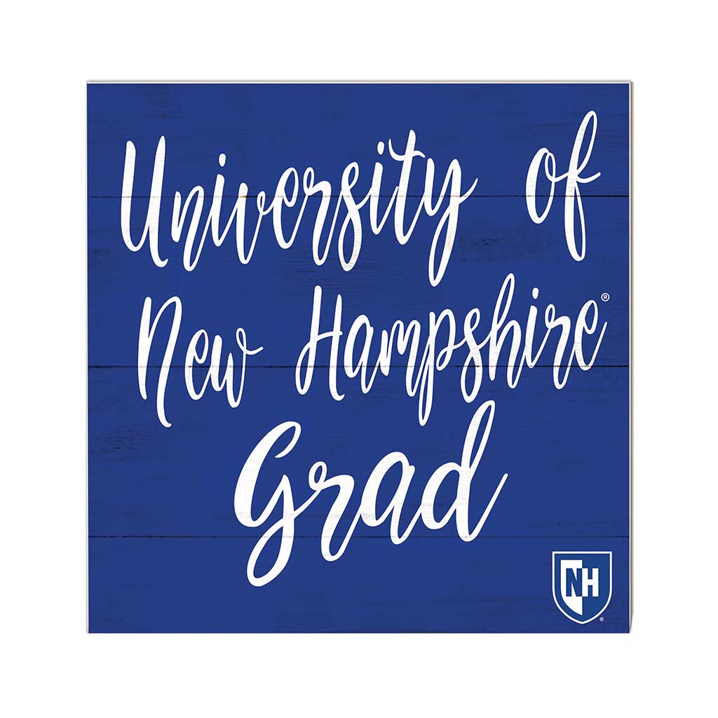 10x10 Team Grad Sign University of New Hampshire Wildcats