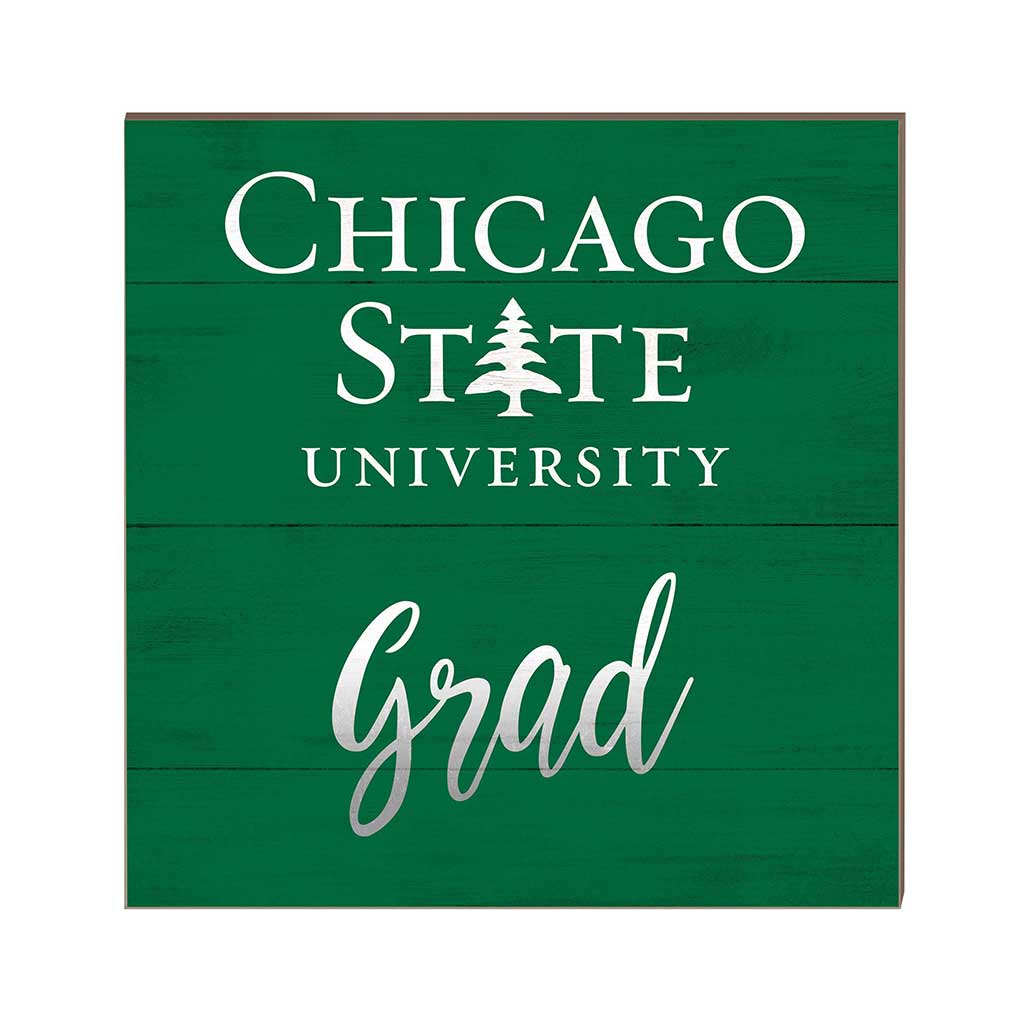 10x10 Team Grad Sign Chicago State Cougars