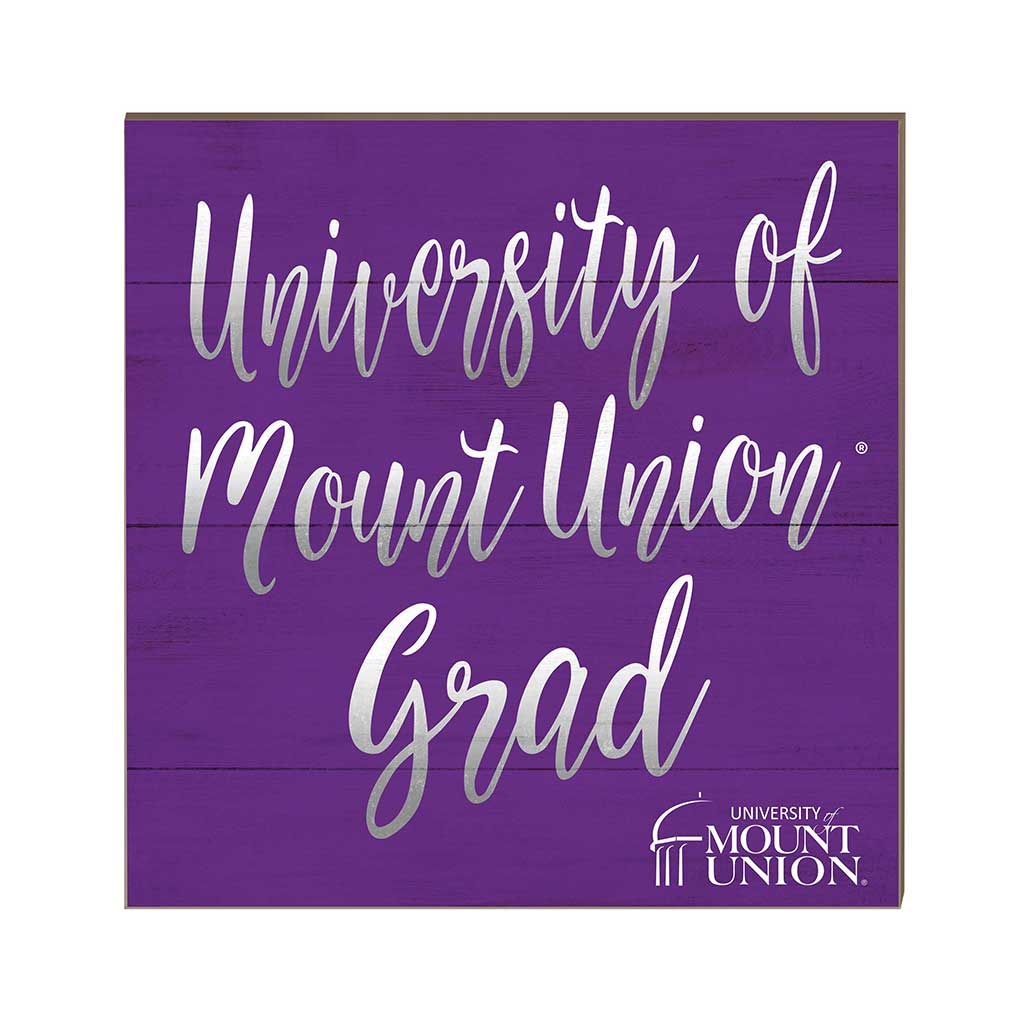 10x10 Team Grad Sign University of Mount Union Raiders