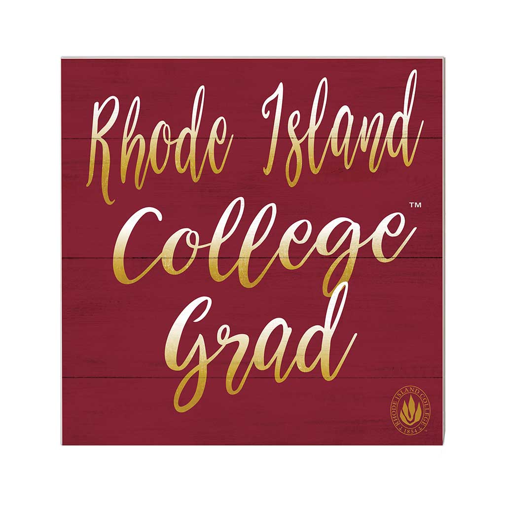 10x10 Team Grad Sign Rhode Island College Anchormen