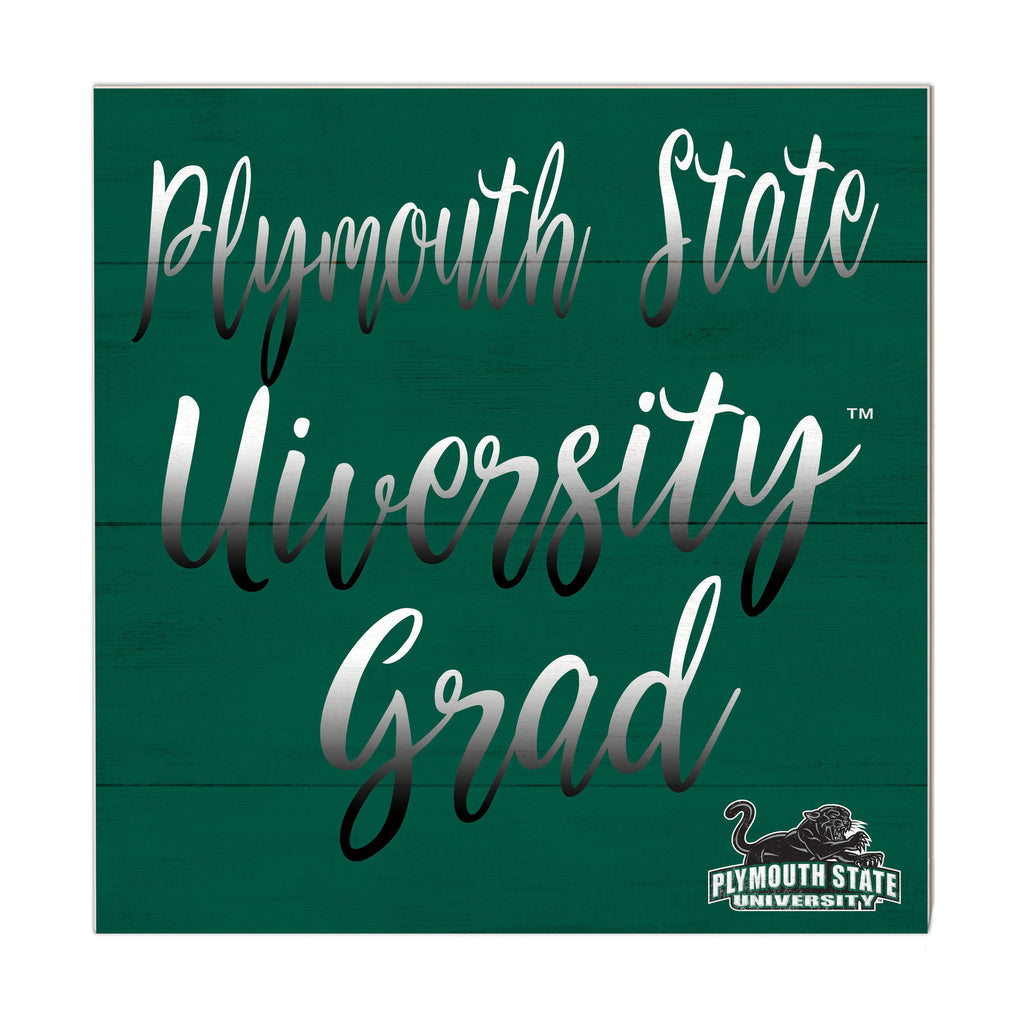 10x10 Team Grad Sign Playmouth State University Panthers