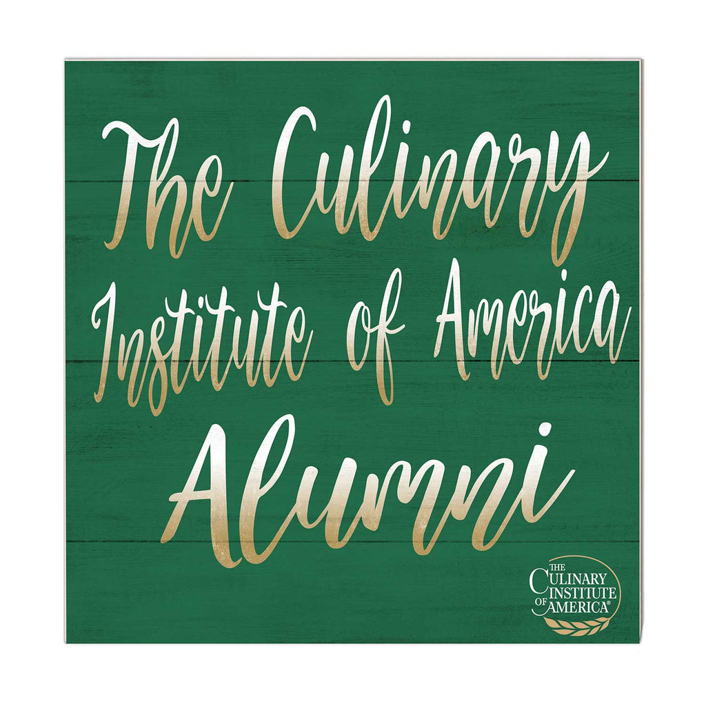 10x10 Team Alumni Sign Culinary Institute of America Steels