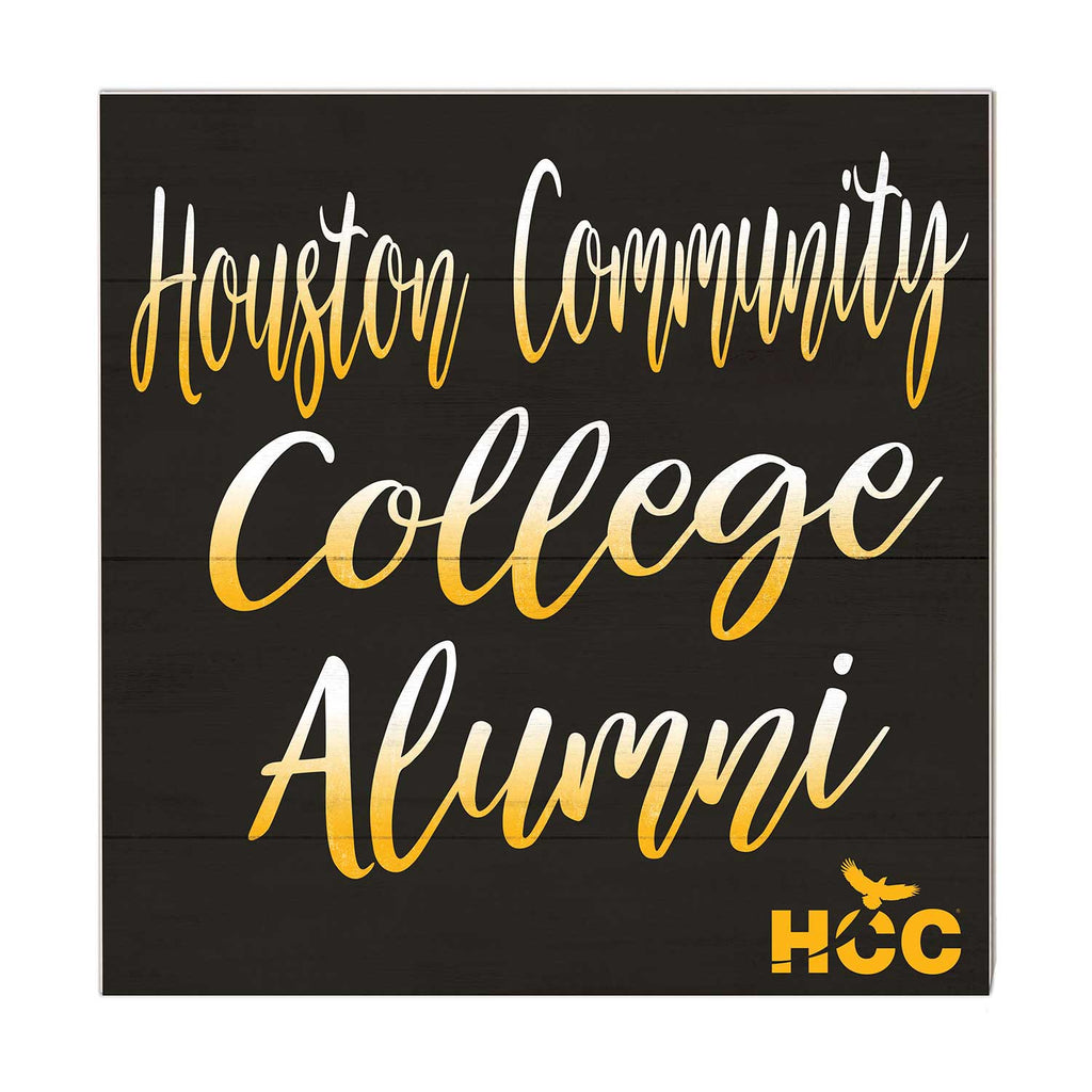 10x10 Team Alumni Sign Houston Community College Eagles