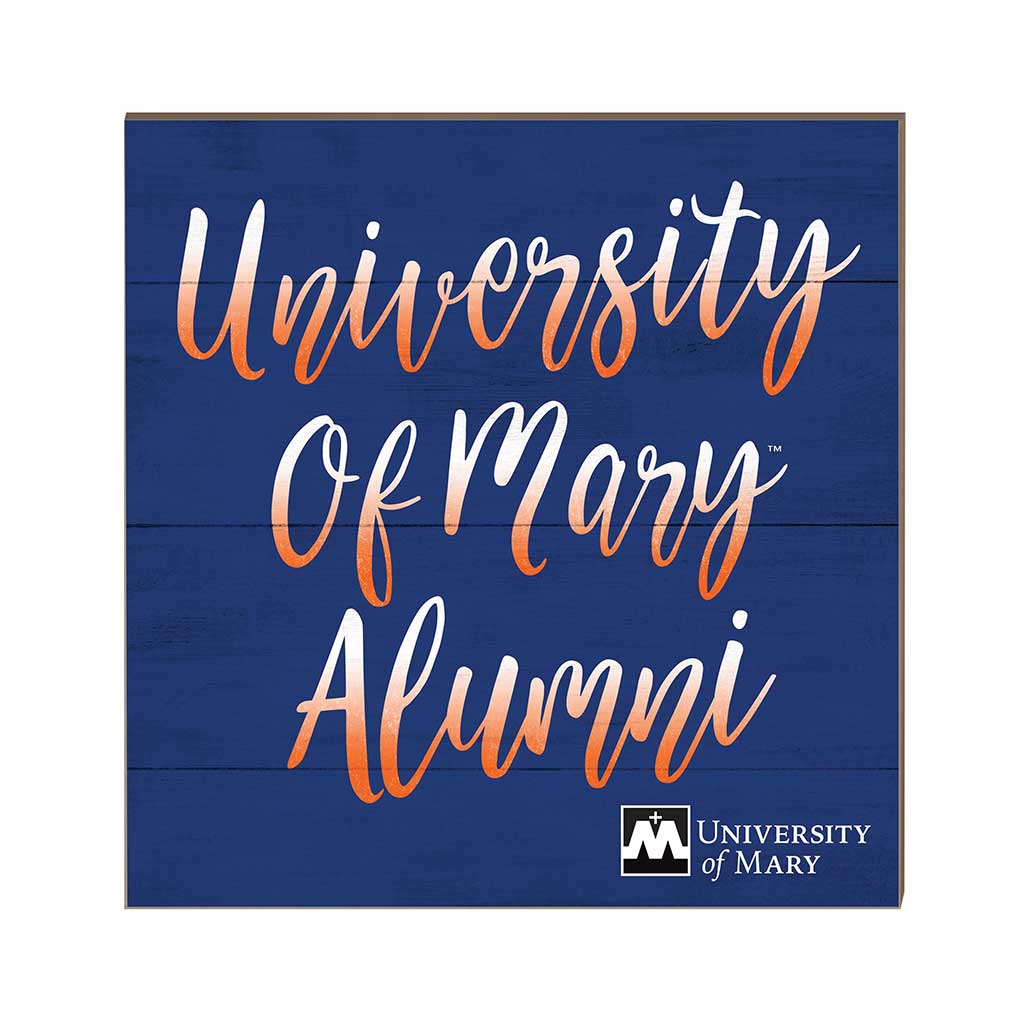10x10 Team Alumni Sign University of Mary Marauders