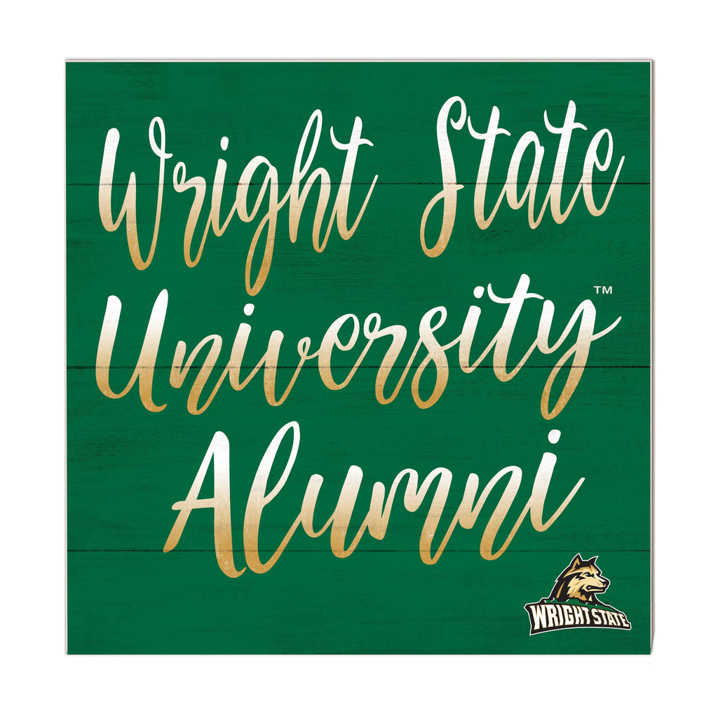 10x10 Team Alumni Sign Wright State University - Lake Campus