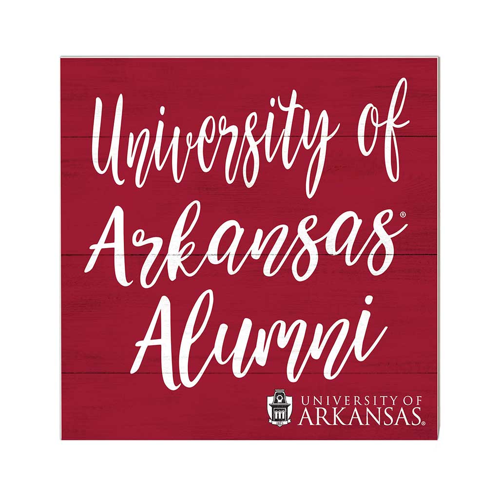 10x10 Team Alumni Sign Arkansas Razorbacks