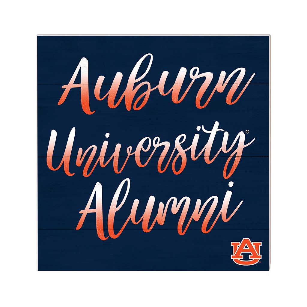 10x10 Team Alumni Sign Auburn Tigers