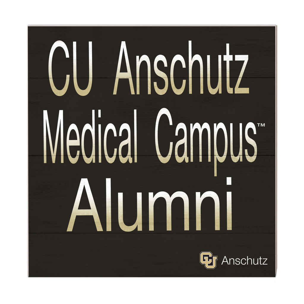 10x10 Team Alumni Sign University of Colorado -  Anschutz Buffalo
