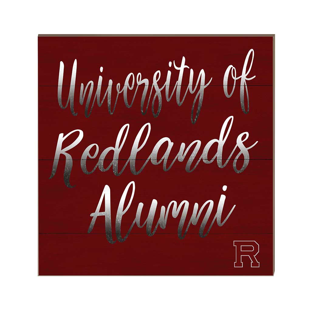10x10 Team Alumni Sign University of Redlands Bulldogs