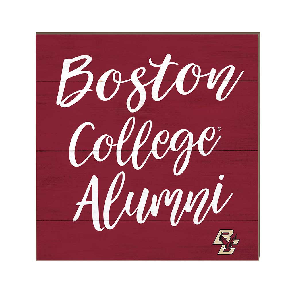 10x10 Team Alumni Sign Boston College Eagles